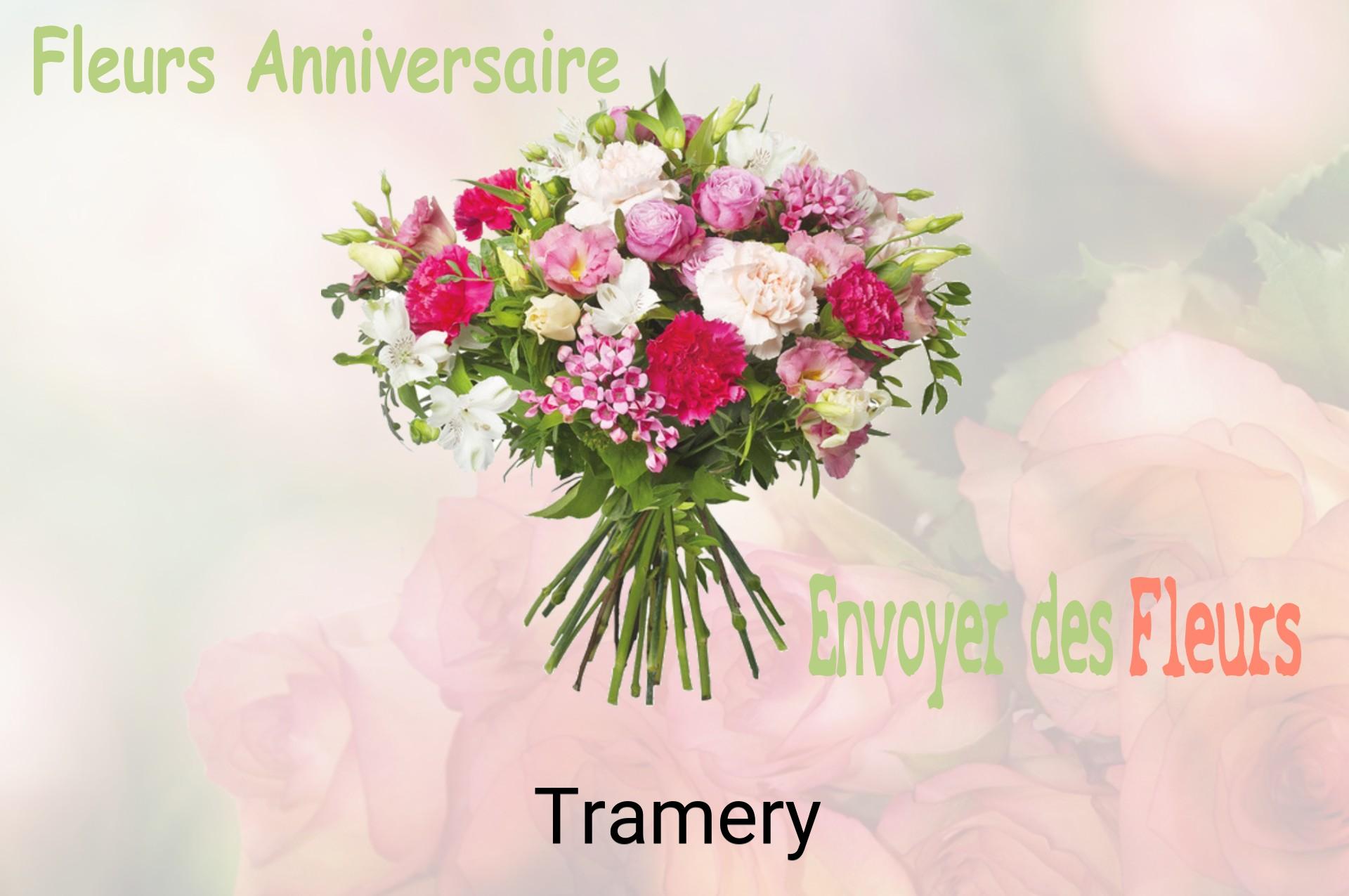 Bouquet de fleurs d’anniversaire livré à Tramery