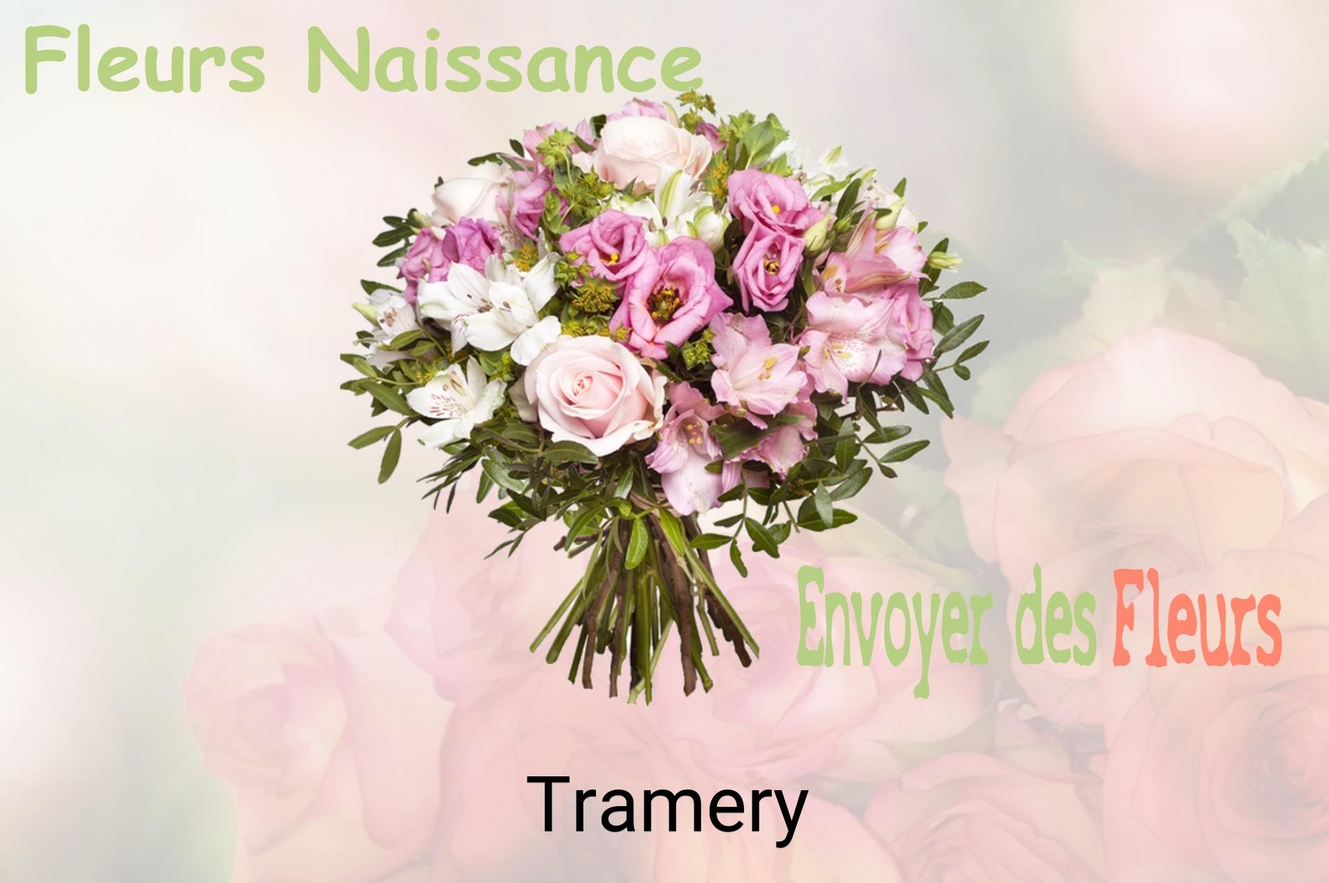 Bouquet de fleurs de naissance livré à Tramery